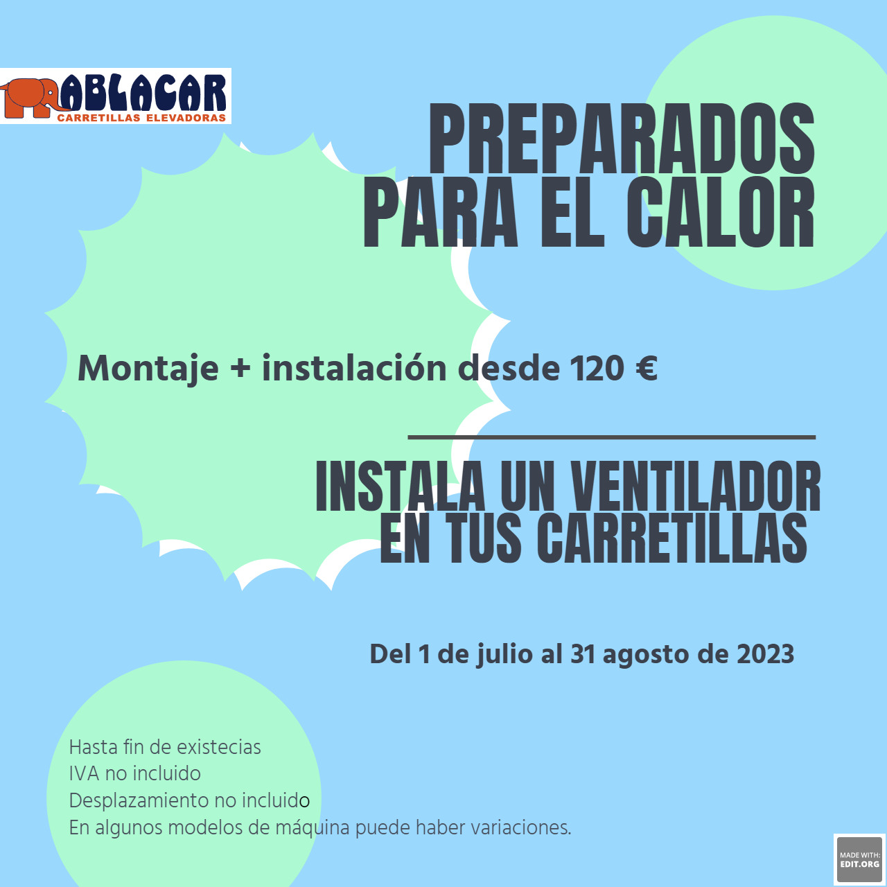 Manteniéndose fresco con las Carretillas Elevadoras: La Nueva Ley y los Ventiladores de Enfriamiento