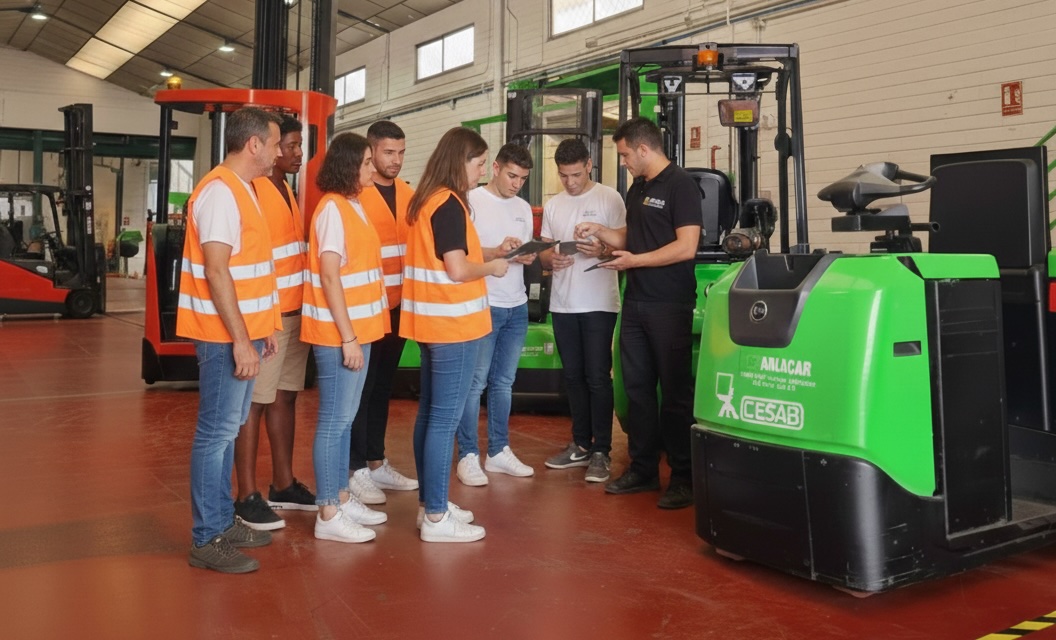 Formación en carretillas elevadoras en Madrid
