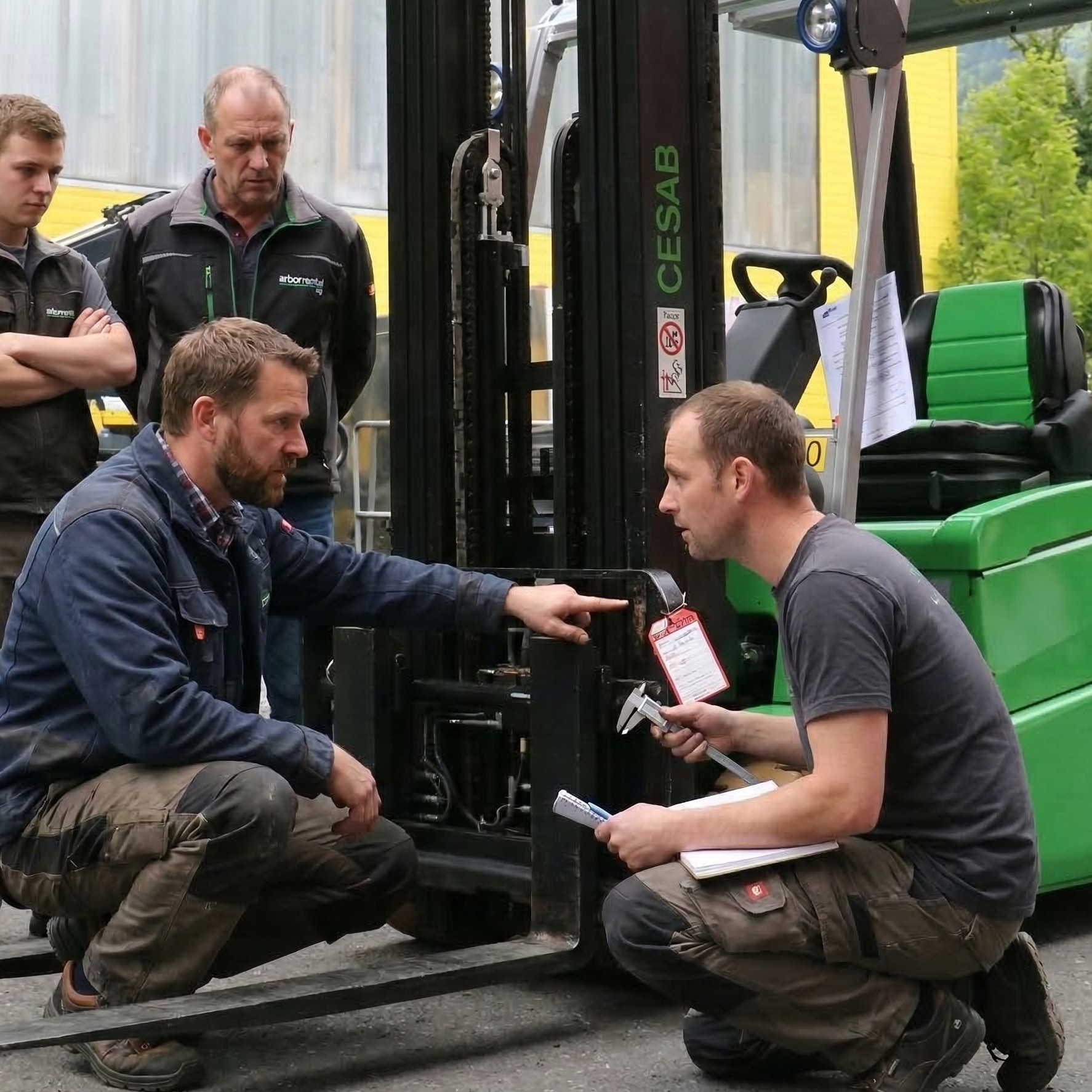 Qué revisan las inspecciones de carretillas en tu flota