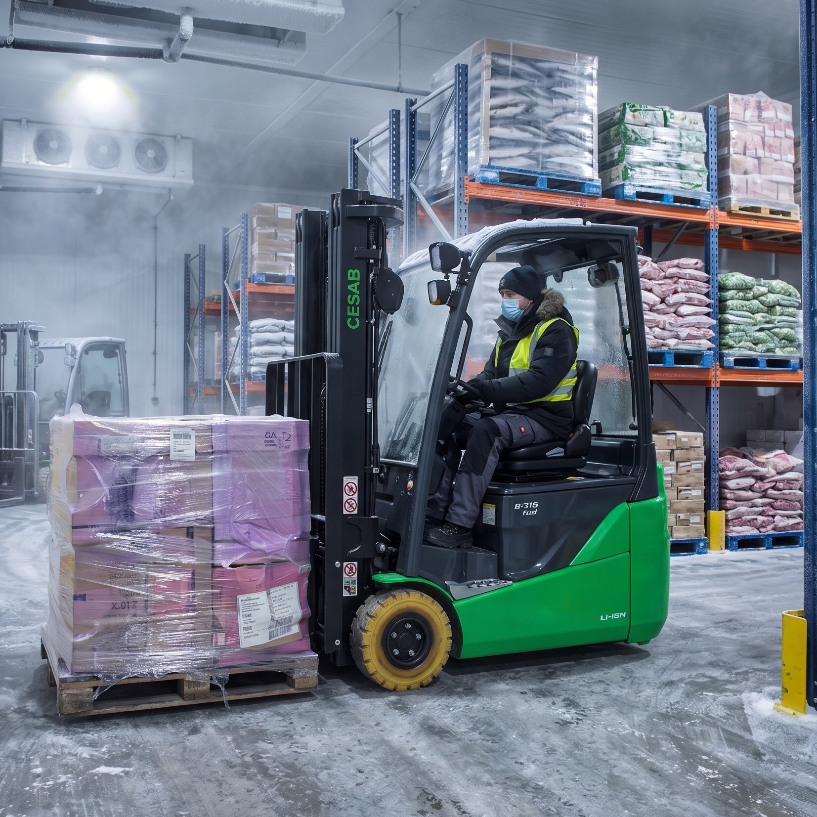 Carretillas para logística alimentaria