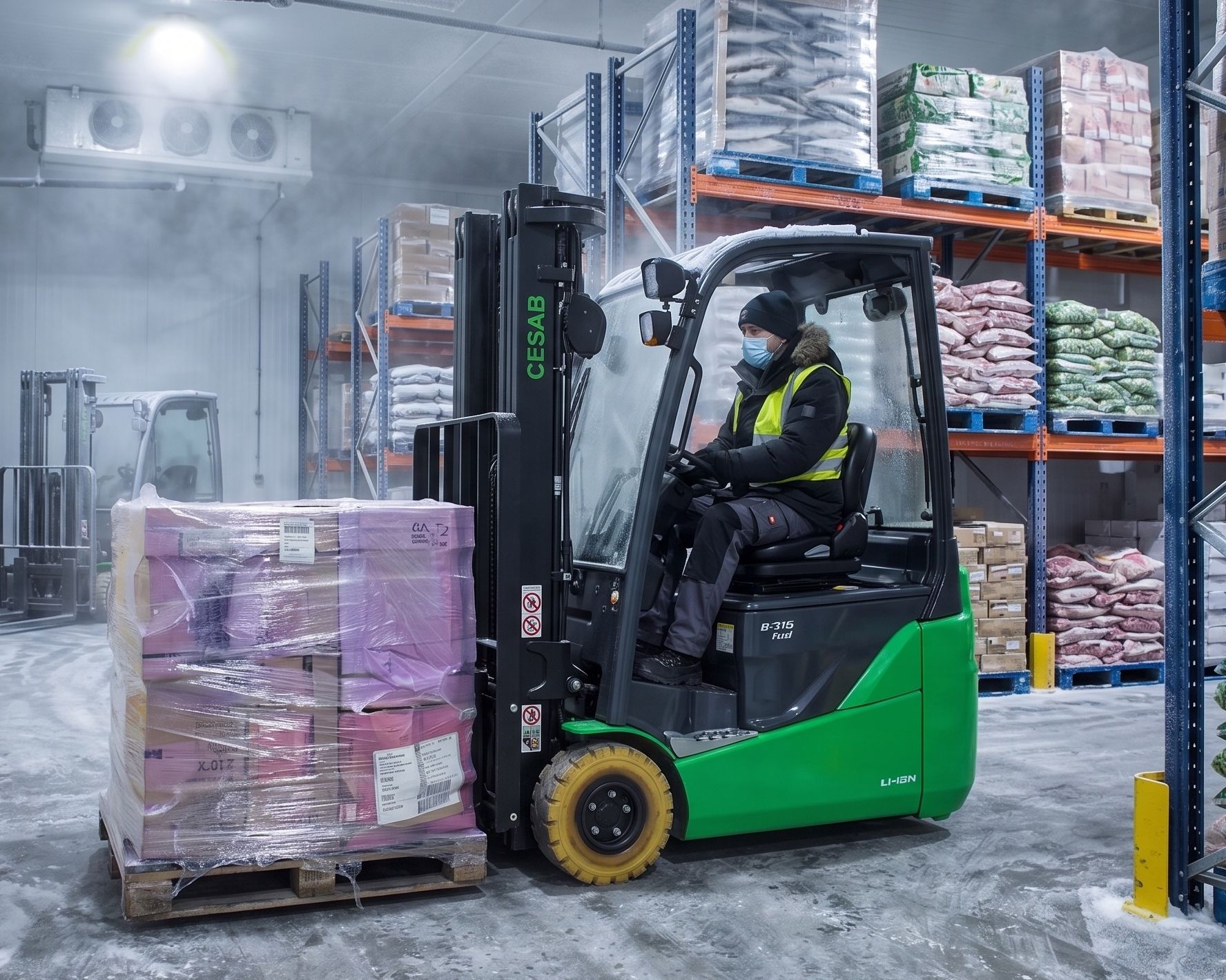 Carretillas para logística alimentaria
