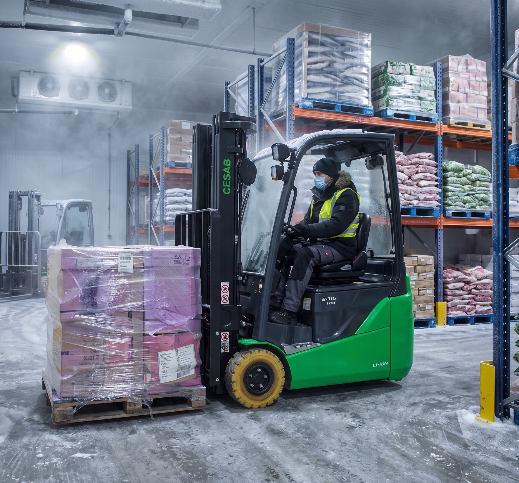 Carretillas para logística alimentaria